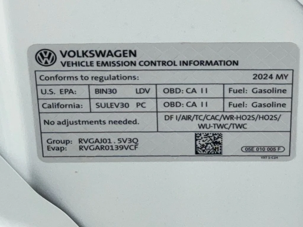 Used 2024 White Volkswagen 1.5T SE CAM,PANO,HTD STS,BLIND SPOT,19" WLS image 60