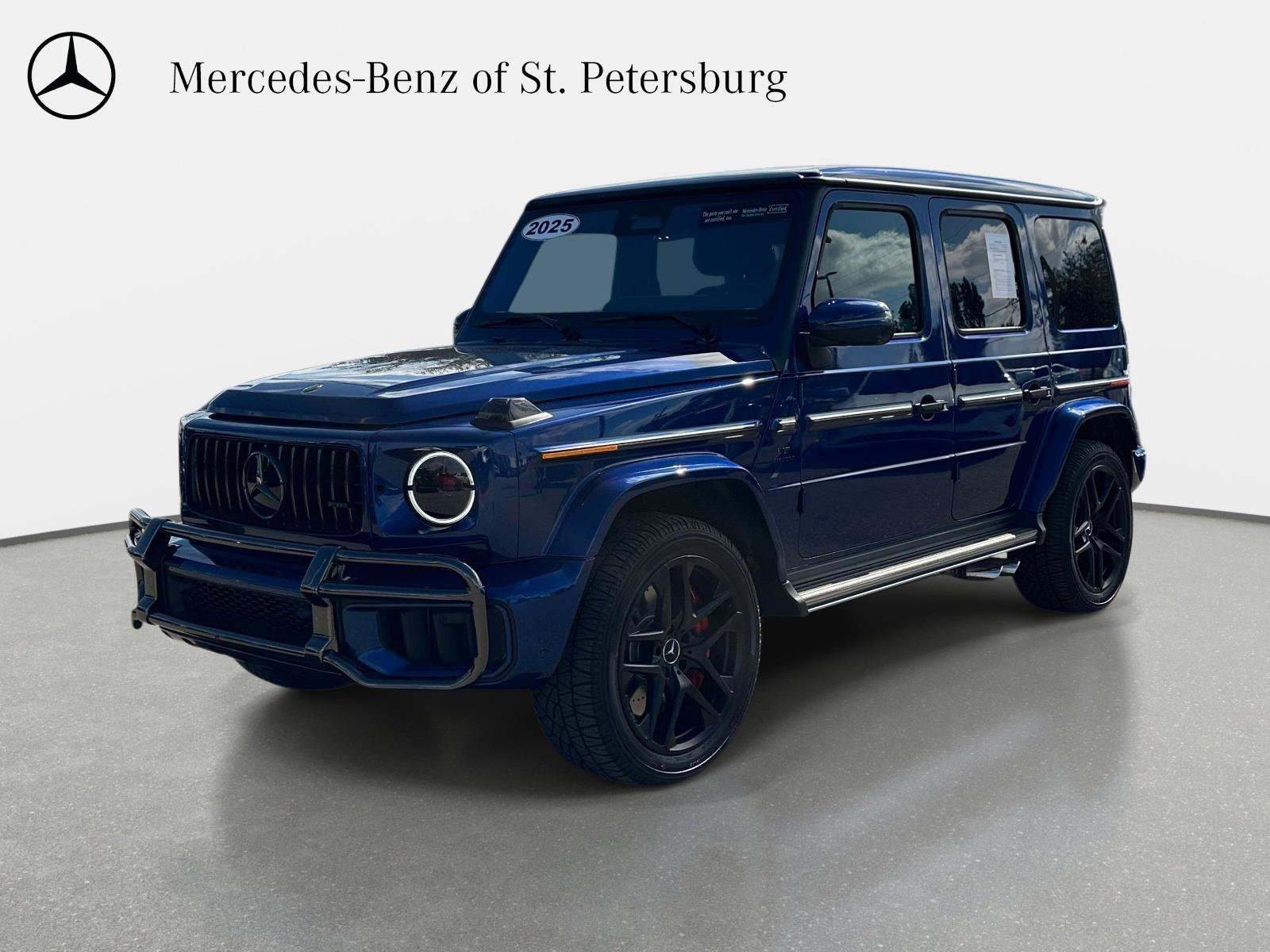 Blue 2025 Mercedes-Benz G-Class AMG G 63 4MATIC SUV / Crossover All-Wheel Drive 9-Speed Automatic