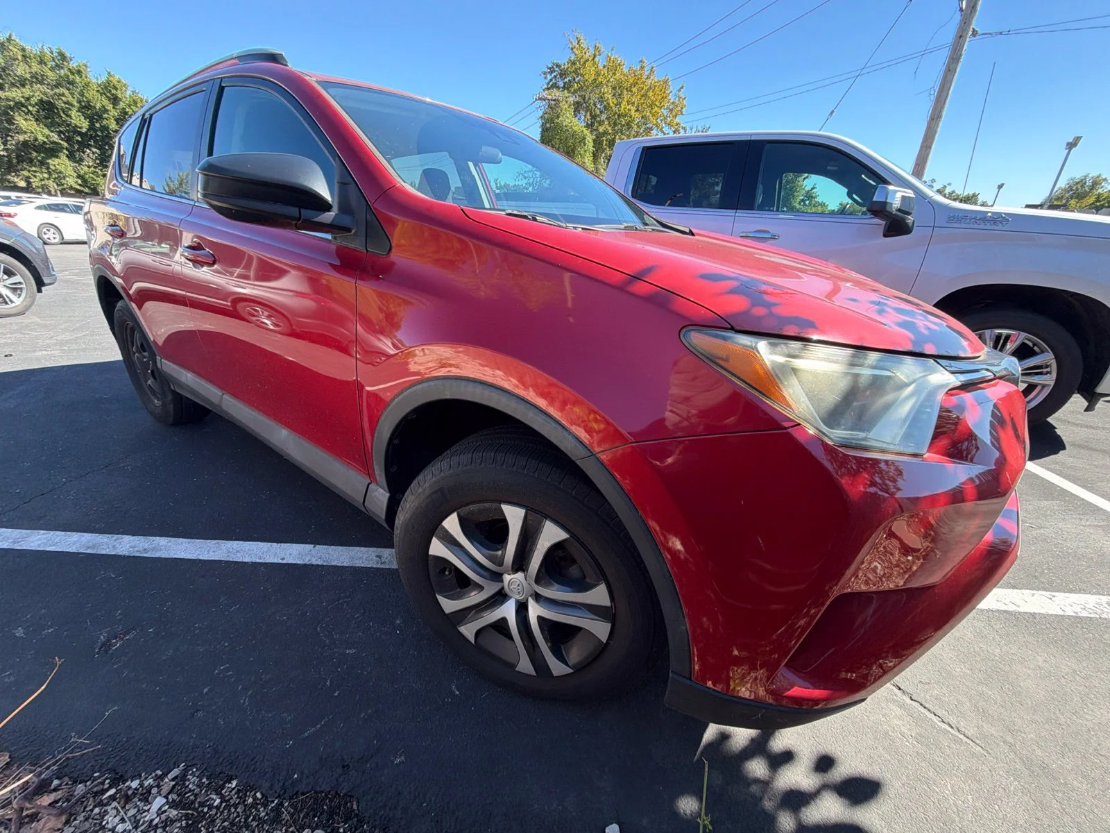 Used 2017 Red Toyota LE image 2