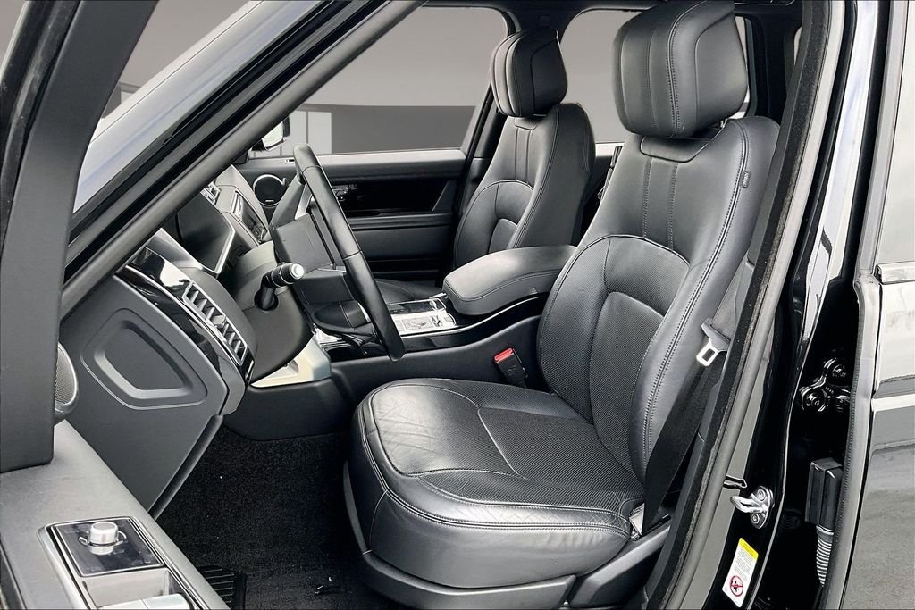 Used 2019 Santorini Black Metallic Land Rover 3.0L V6 Supercharged HSE image 19