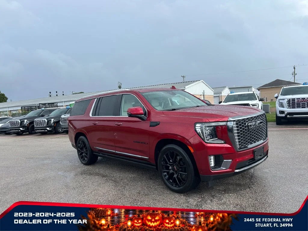 Used 2024 Volcanic Red Tintcoat GMC Denali image 2