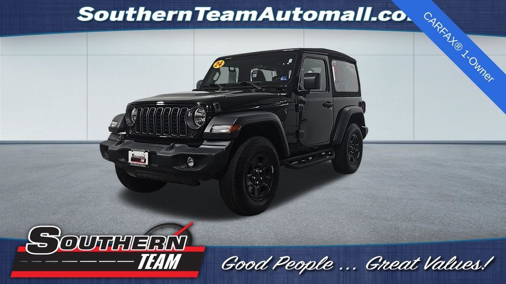 Used 2024 Black Jeep Sport image 1