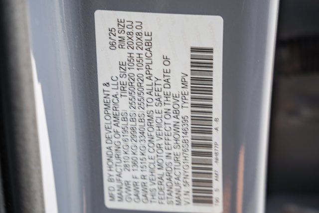 Used 2025 Sonic Gray Pearl Honda Touring+ image 45