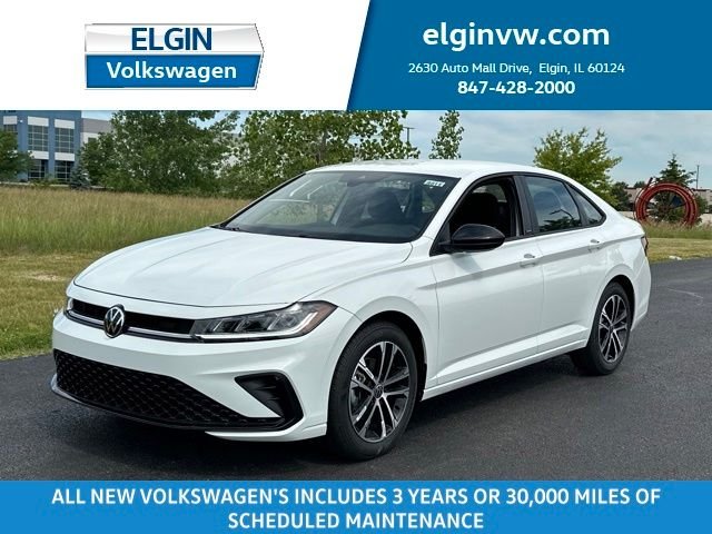 New 2026 Pure White Volkswagen 1.5T Sport image 1