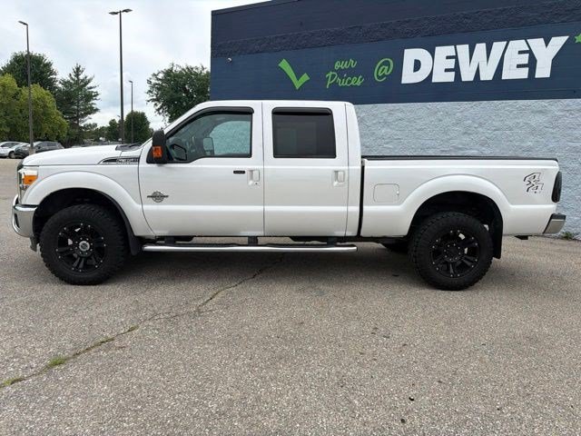 Used 2016 White Platinum Metallic Tri-Coat Ford Lariat image 2