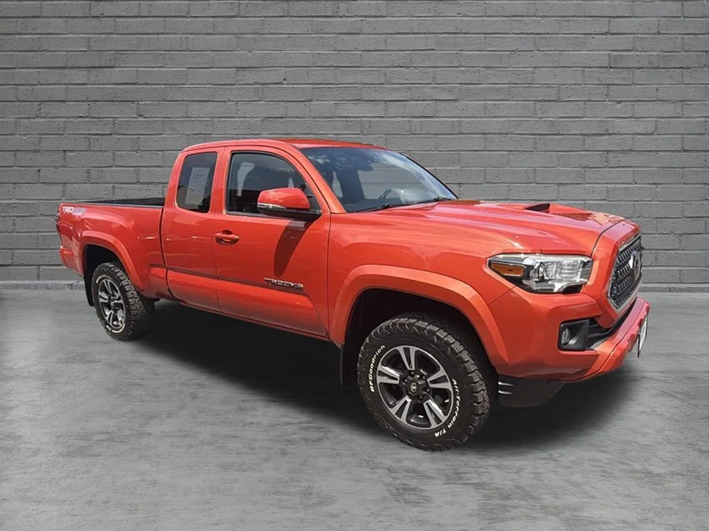 Used 2018 Inferno Red Toyota TRD Sport image 2