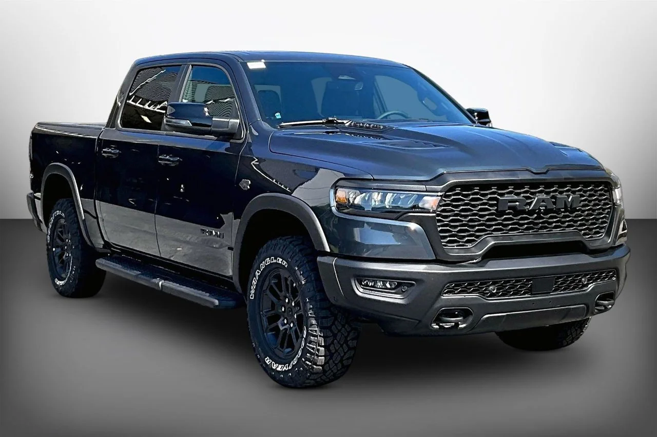 New 2027 Forged Blue Metallic Exterior Paint RAM Rebel image 2