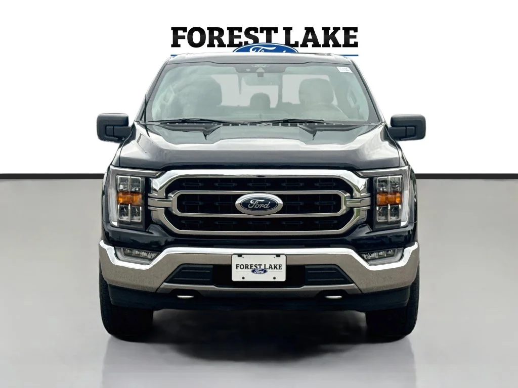Certified Used 2021 Antimatter Blue Metallic Ford XLT image 2