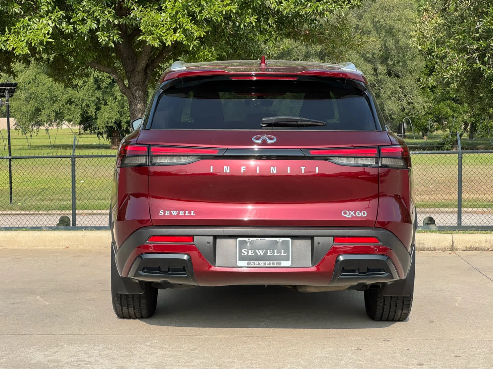 Certified Used 2024 Deep Bordeaux INFINITI LUXE image 7