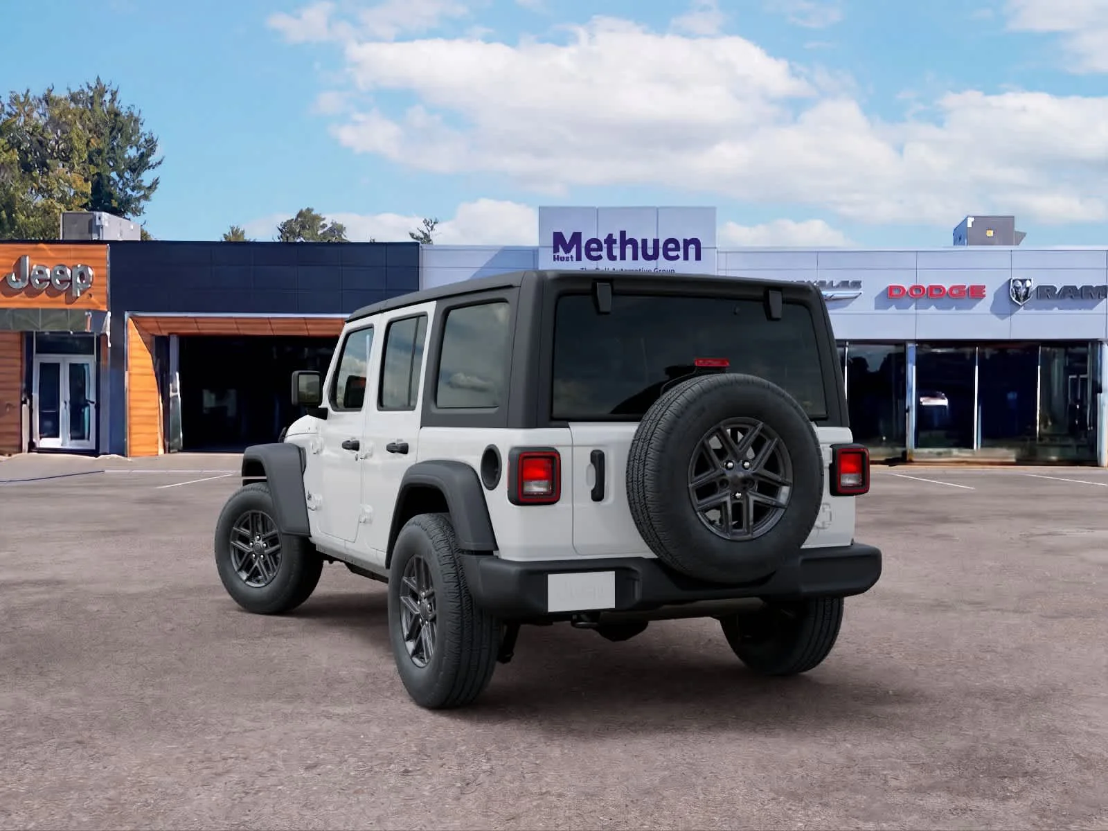 New 2026 Bright White Clearcoat Jeep Sport S image 3