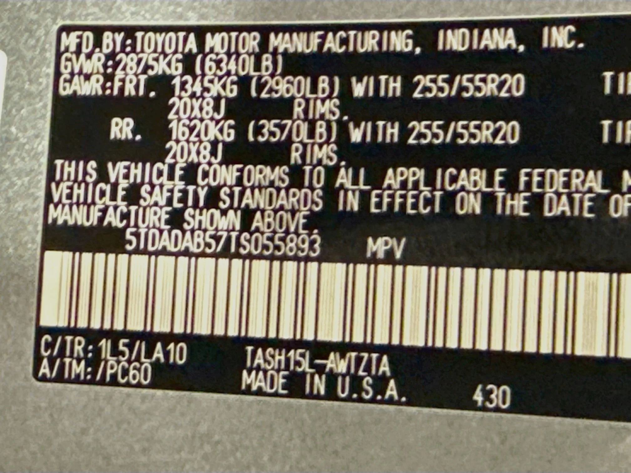 New 2026 Heavy Metal Toyota Hybrid MAX Platinum image 13