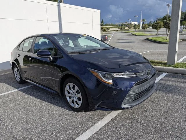 Certified Used 2024 Blue Toyota LE image 1