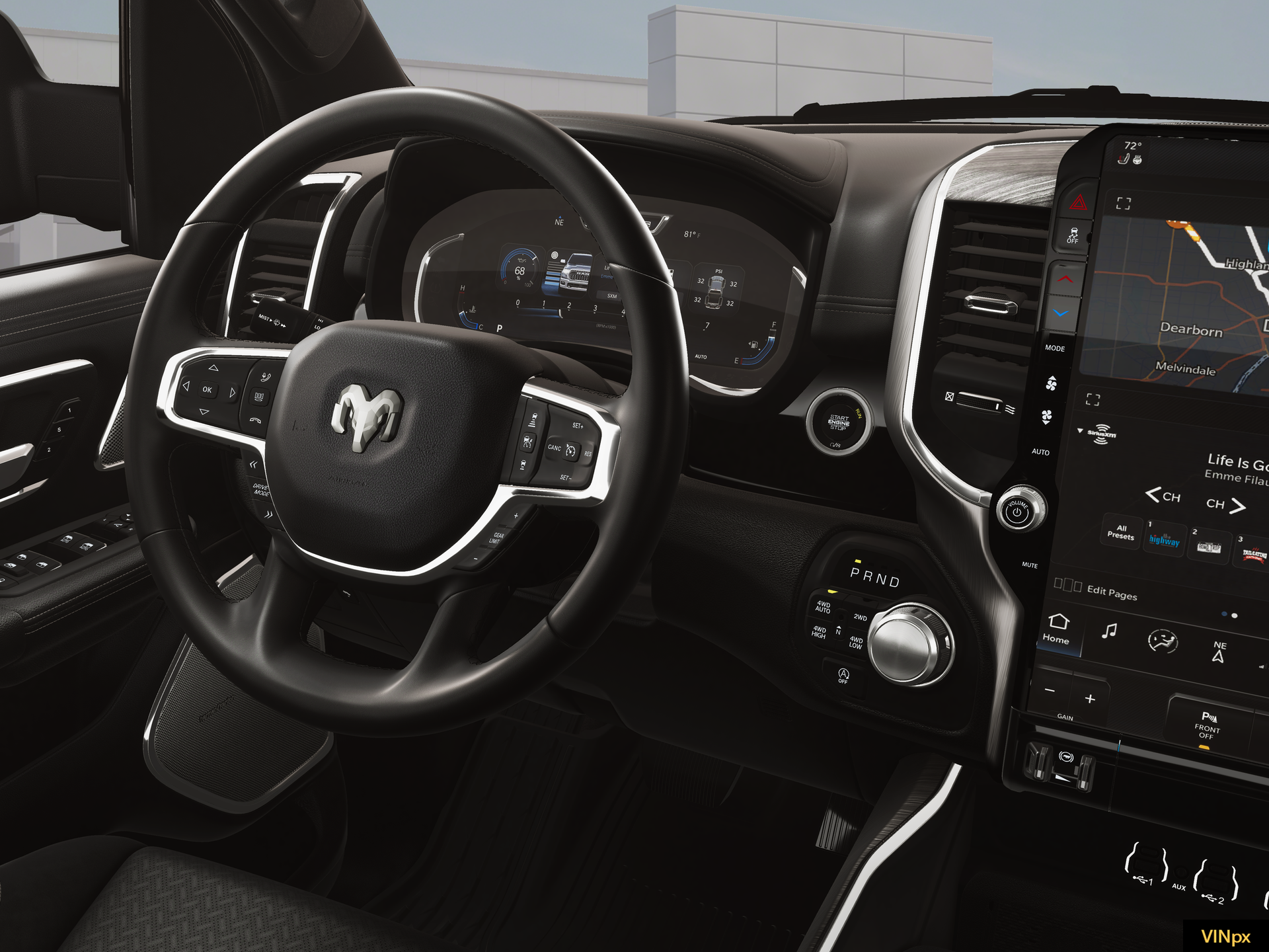 New 2026 Diamond Black Crystal Pearl-Coat Exterior Paint RAM Laramie image 33