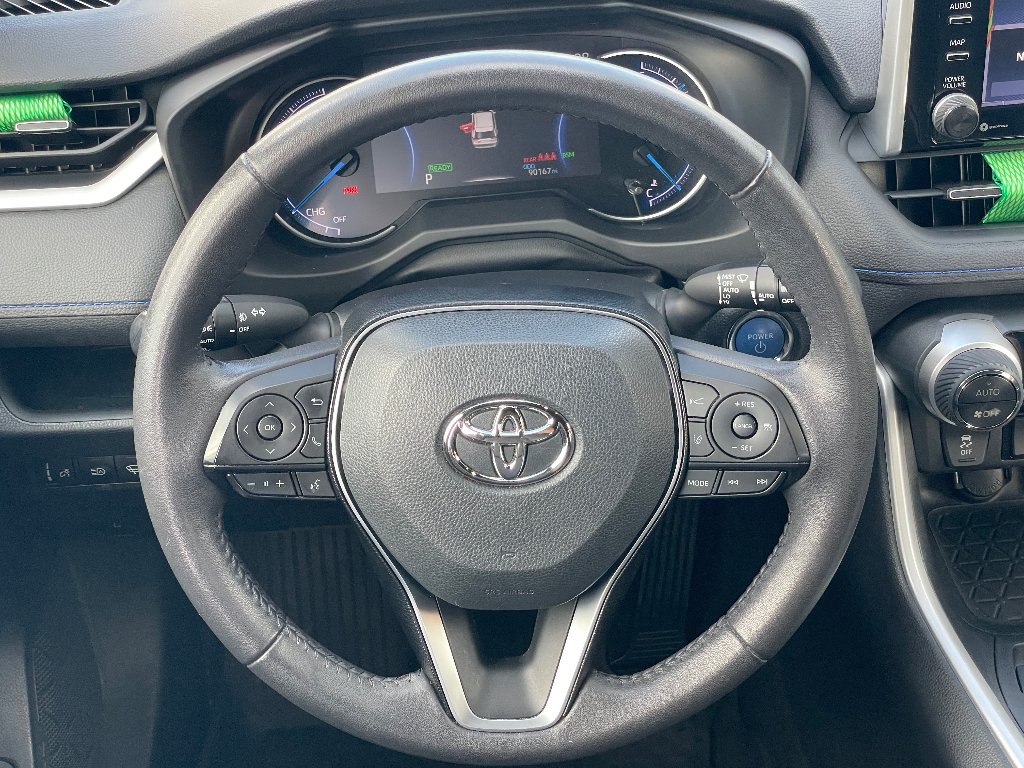 Used 2021 Silver Sky Metallic/Midnight Black Metallic Toyota Hybrid XSE image 4