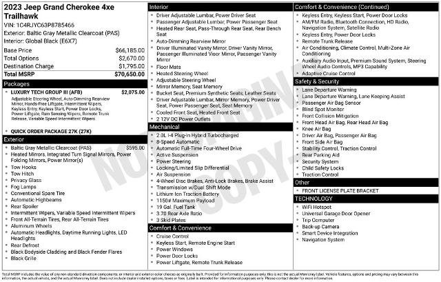 Used 2023 Metallic Jeep  image 2