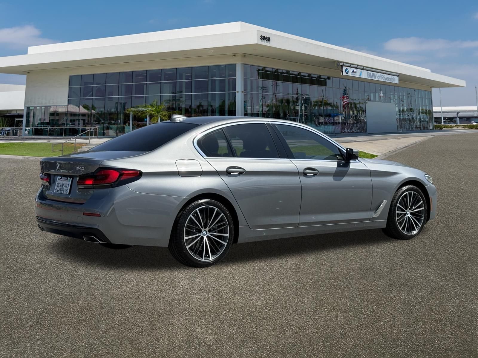 Certified Used 2023 Skyscraper Grey Metallic BMW 540i image 11