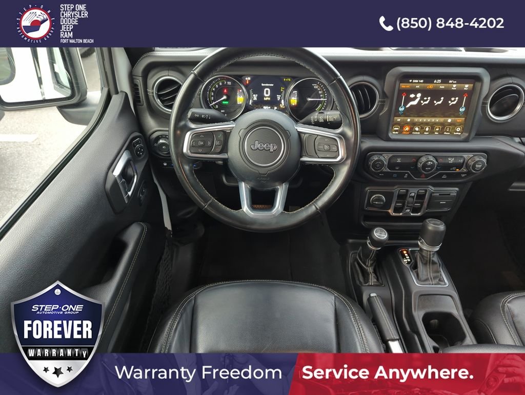 Used 2022 White Jeep Unlimited Sahara 4xe image 13