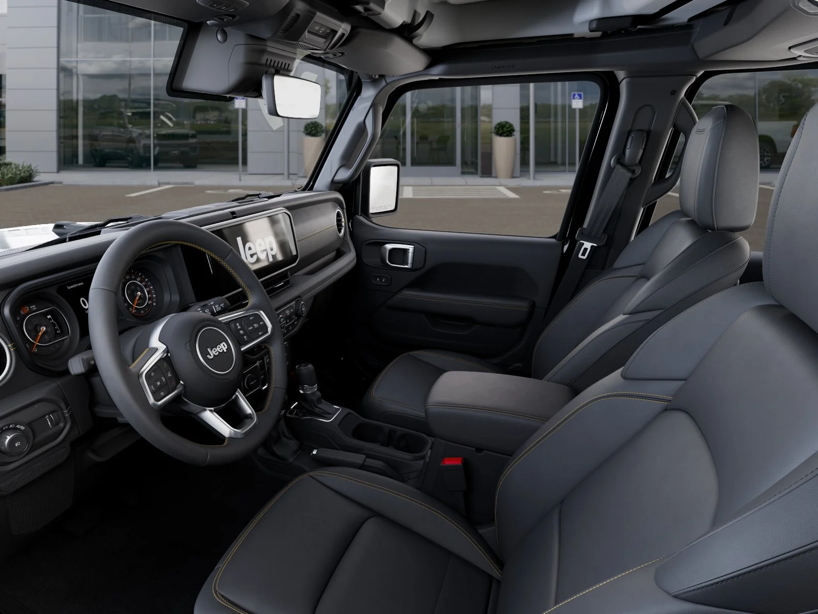 New 2026 Black Clear-Coat Exterior Paint Jeep Sahara image 49