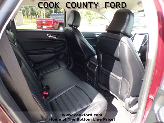 Used 2024 Burgundy Velvet Metallic Tinted Clearcoat Ford SEL image 19