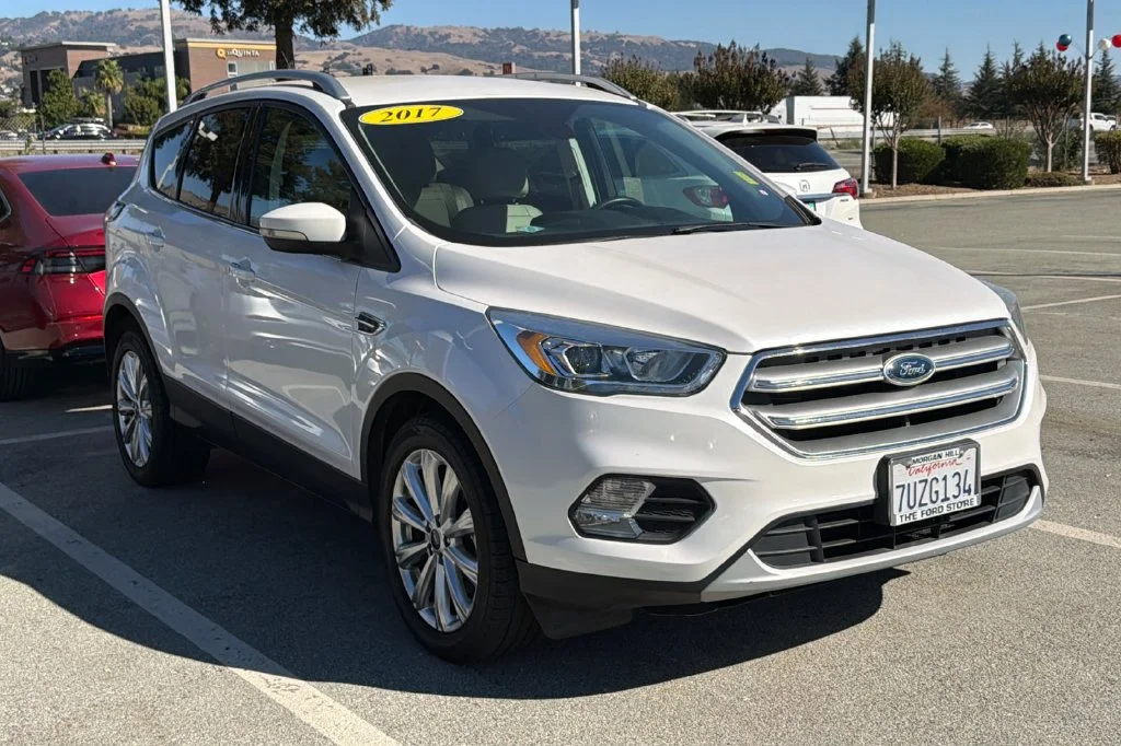 Used 2017 Ford Escape Titanium with VIN 1FMCU0JD1HUB16164 for sale in Morgan Hill, CA