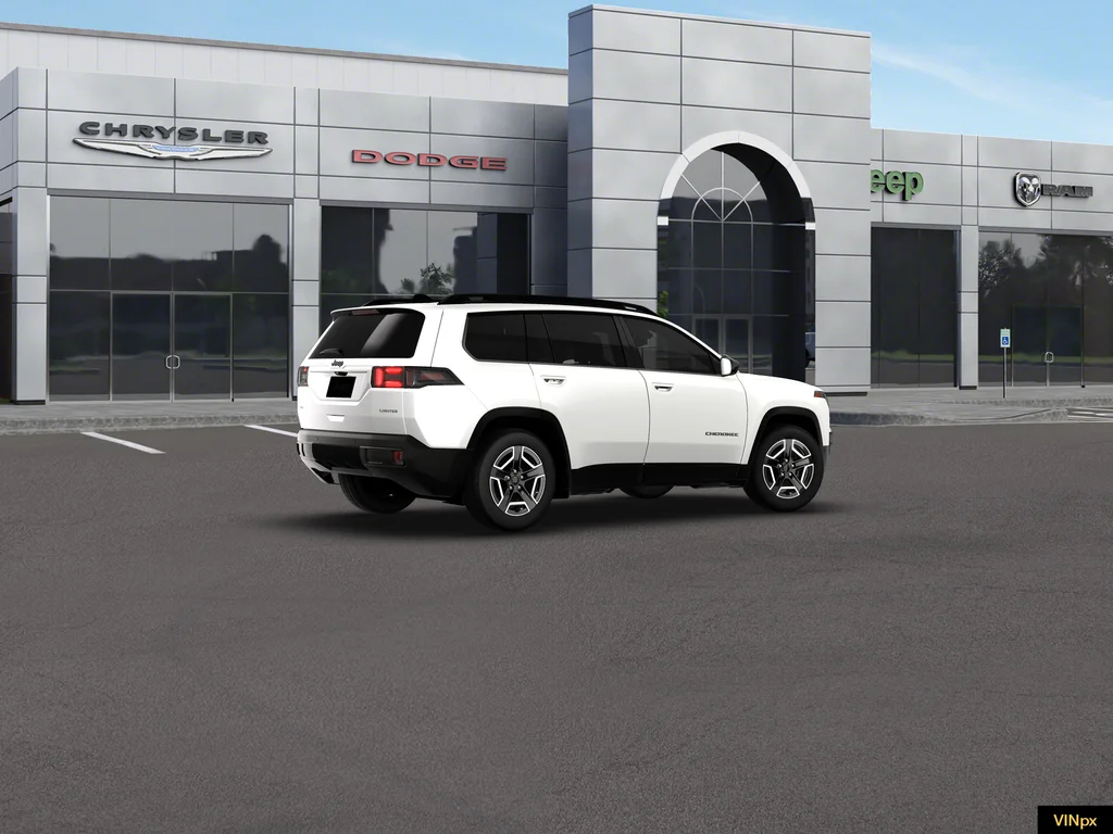 New 2026 Bright White Clear-Coat Exterior Paint Jeep Limited image 7