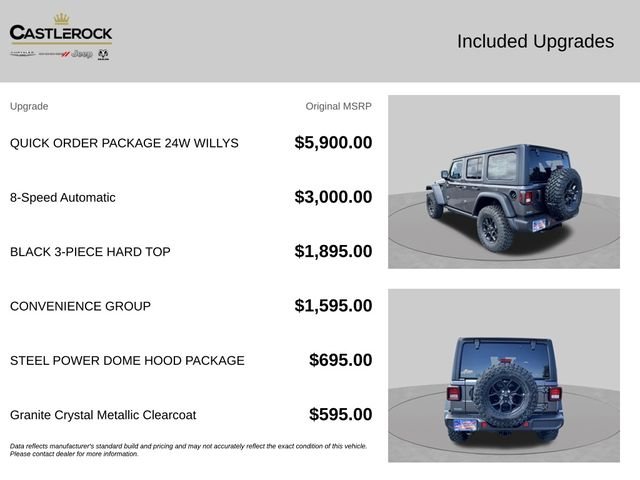 New 2026 Granite Crystal Metallic Clearcoat Jeep Willys image 4