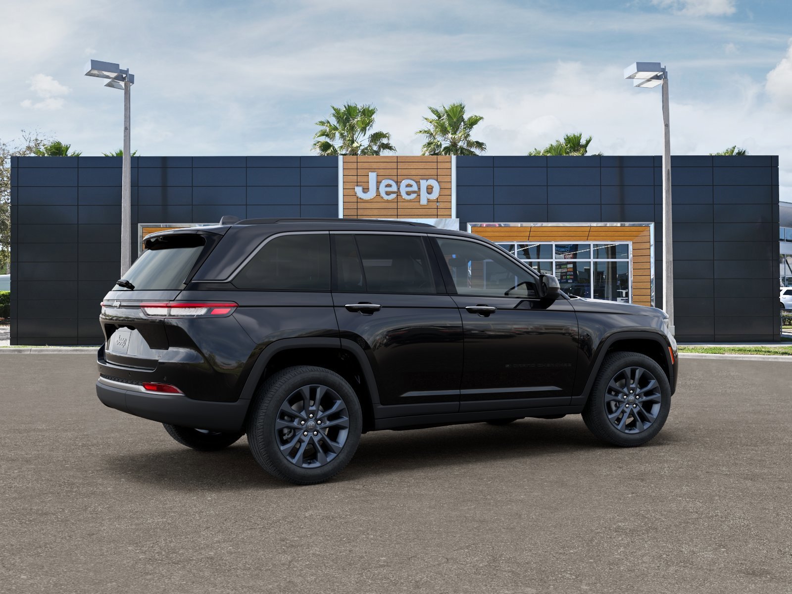 New 2026 Diamond Black Crystal Pearlcoat Jeep 85th Anniversary Edition image 4