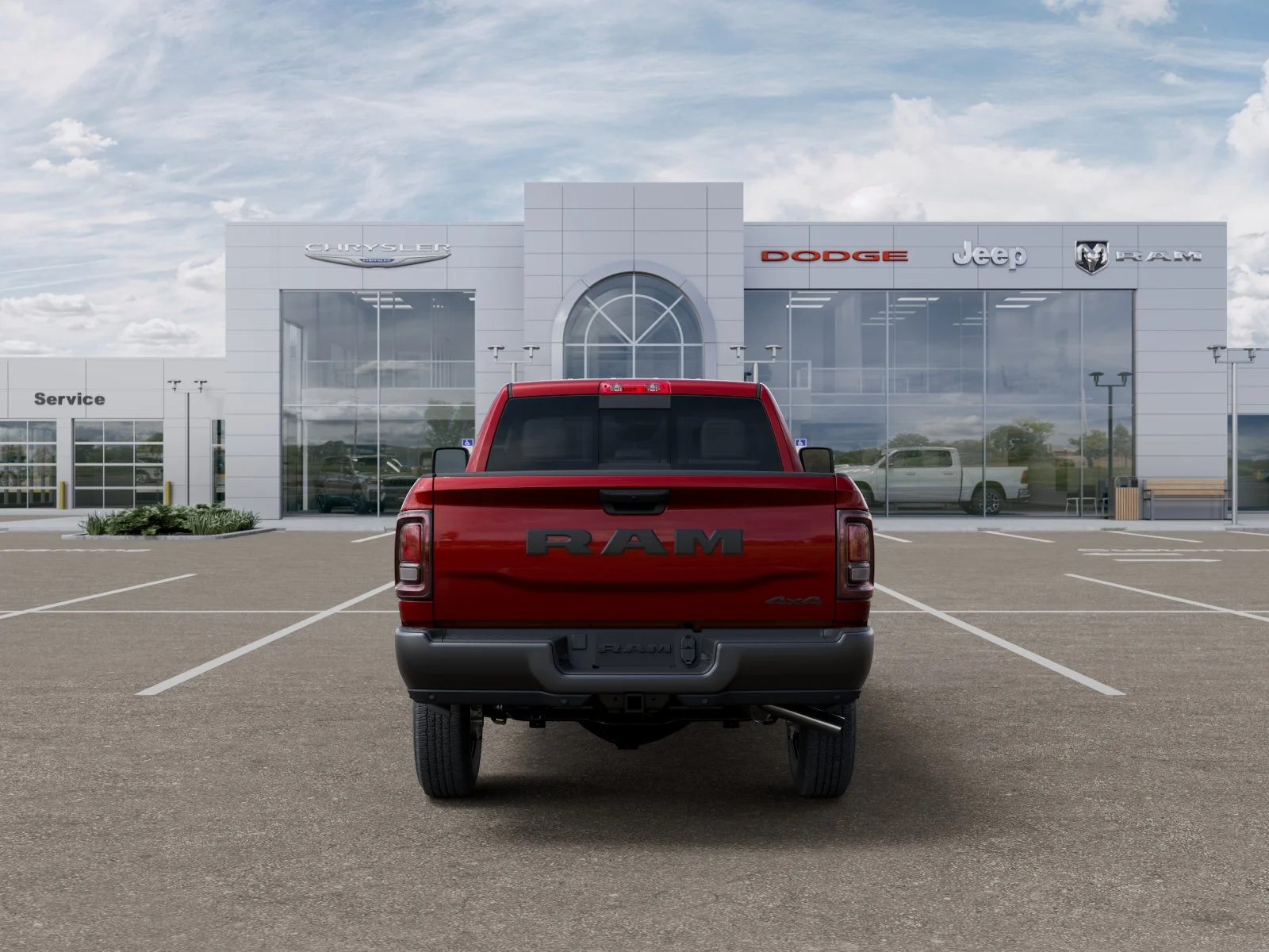 New 2026 Molten Red Pearl-Coat Exterior Paint RAM Tradesman image 30