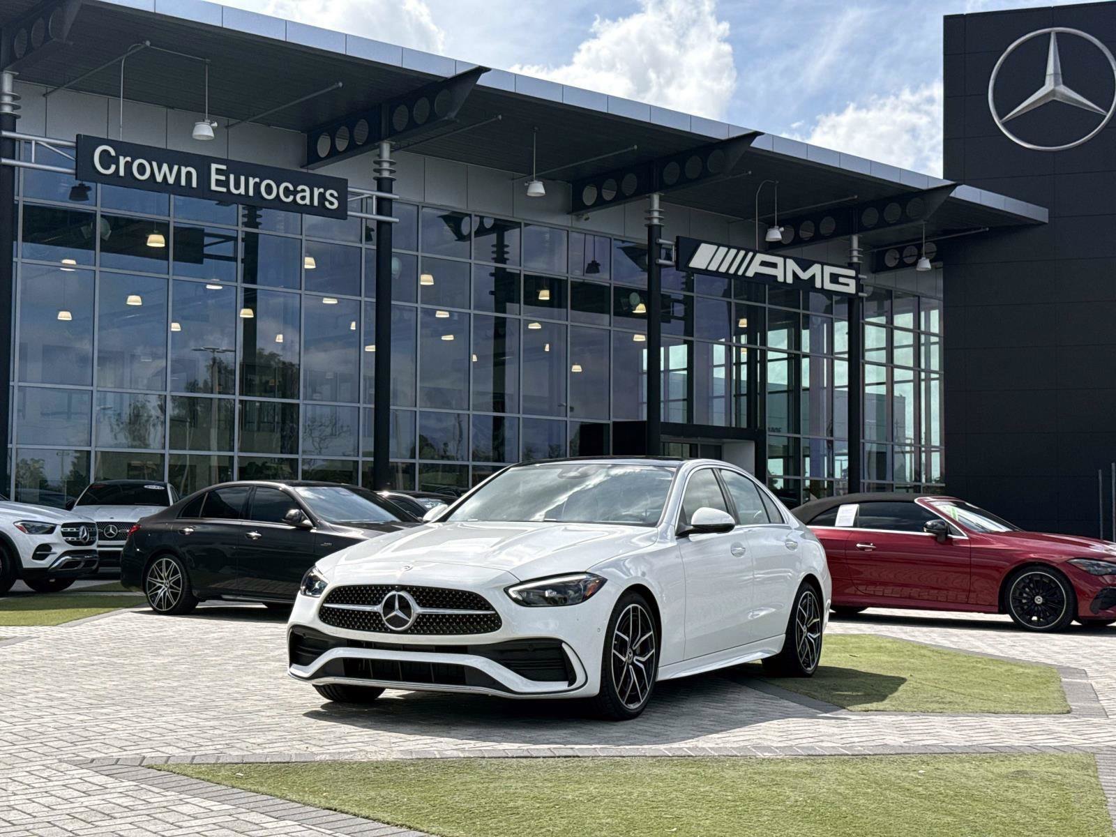 New 2026 Polar White Mercedes-Benz C 300 Sedan image 1