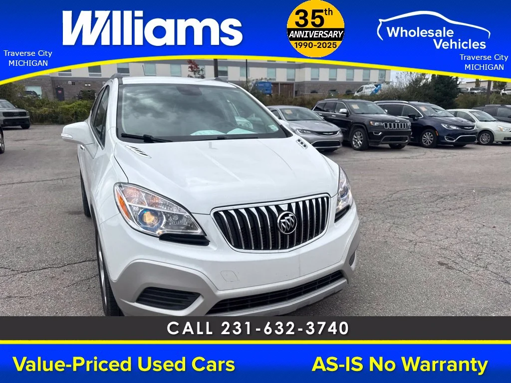 Used 2015 White Pearl Metallic Buick Base image 16