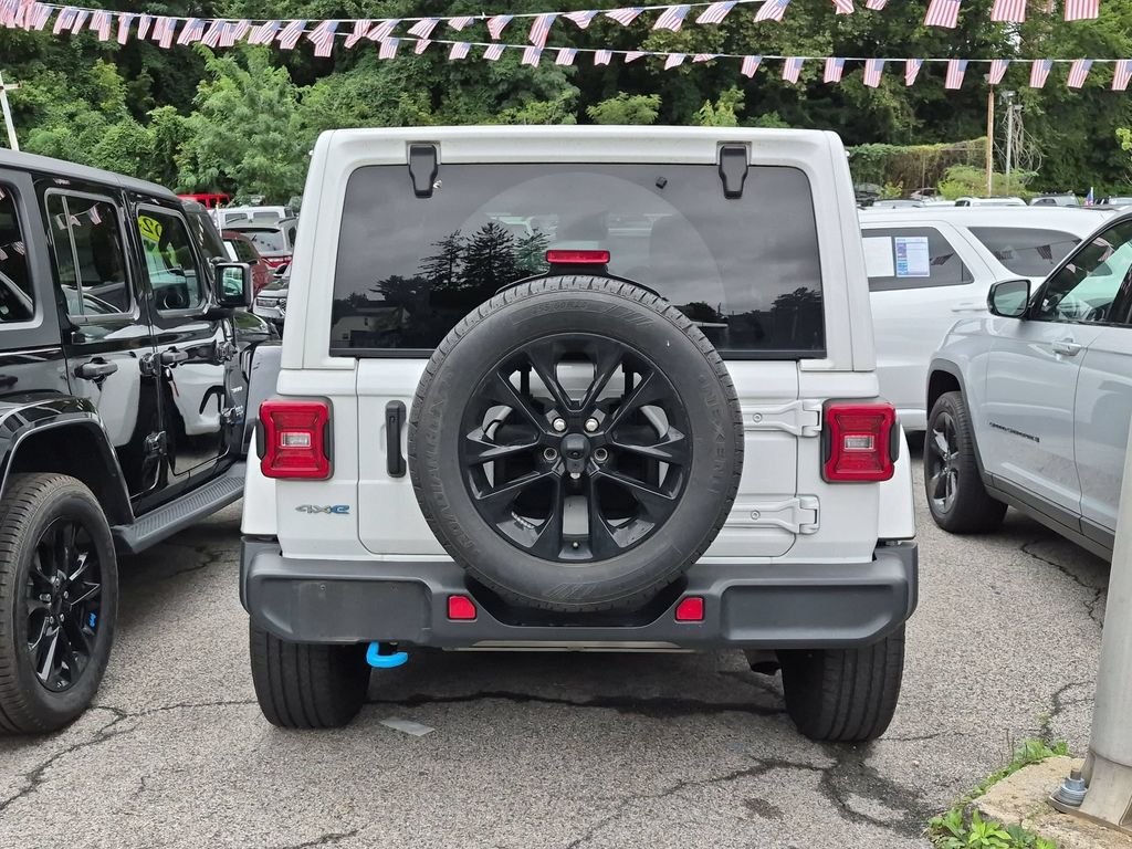Used 2024 White Jeep Sahara 4xe image 4
