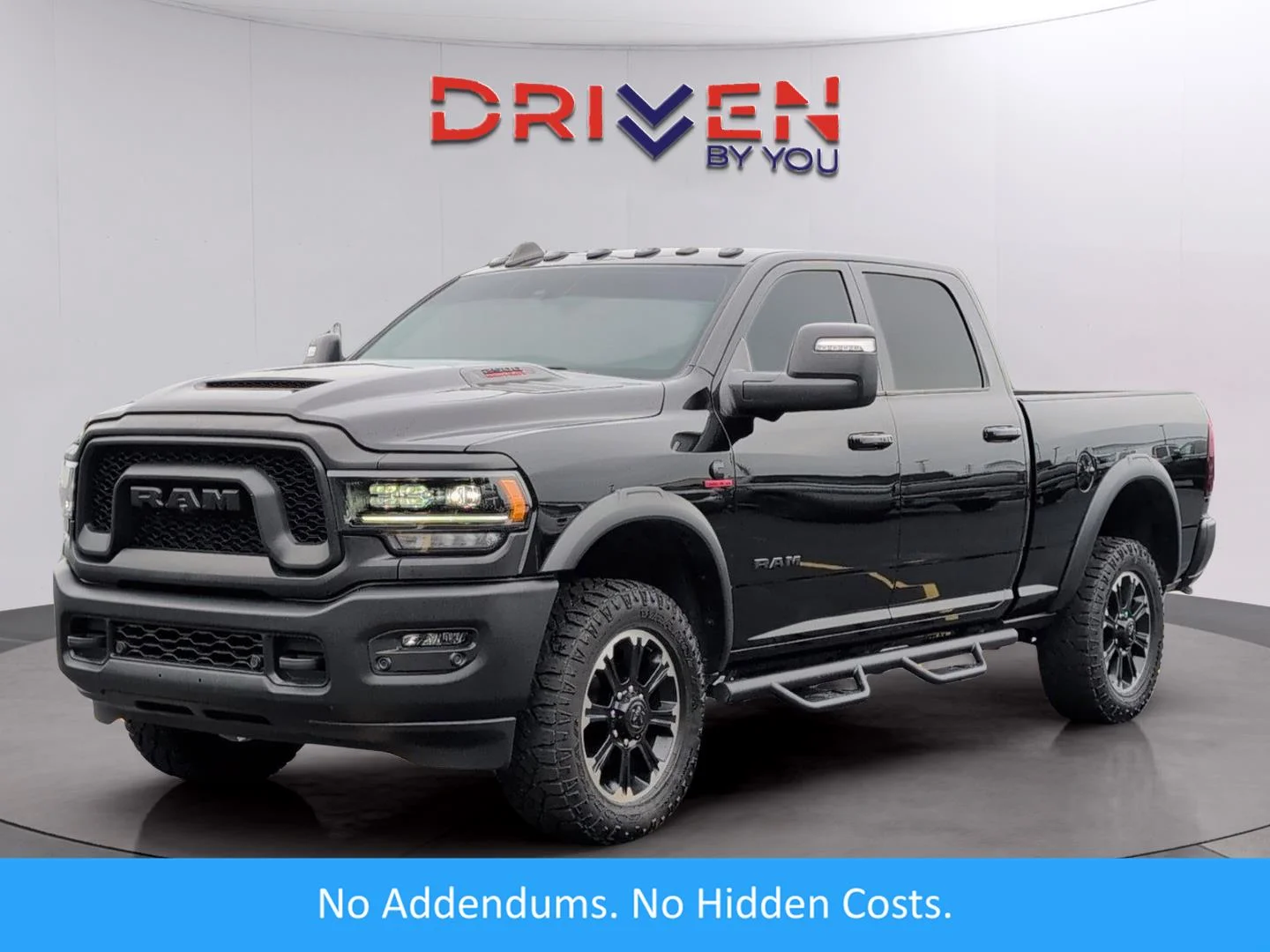 Used 2024 Diamond Black Crystal Pearlcoat Ram Rebel image 1