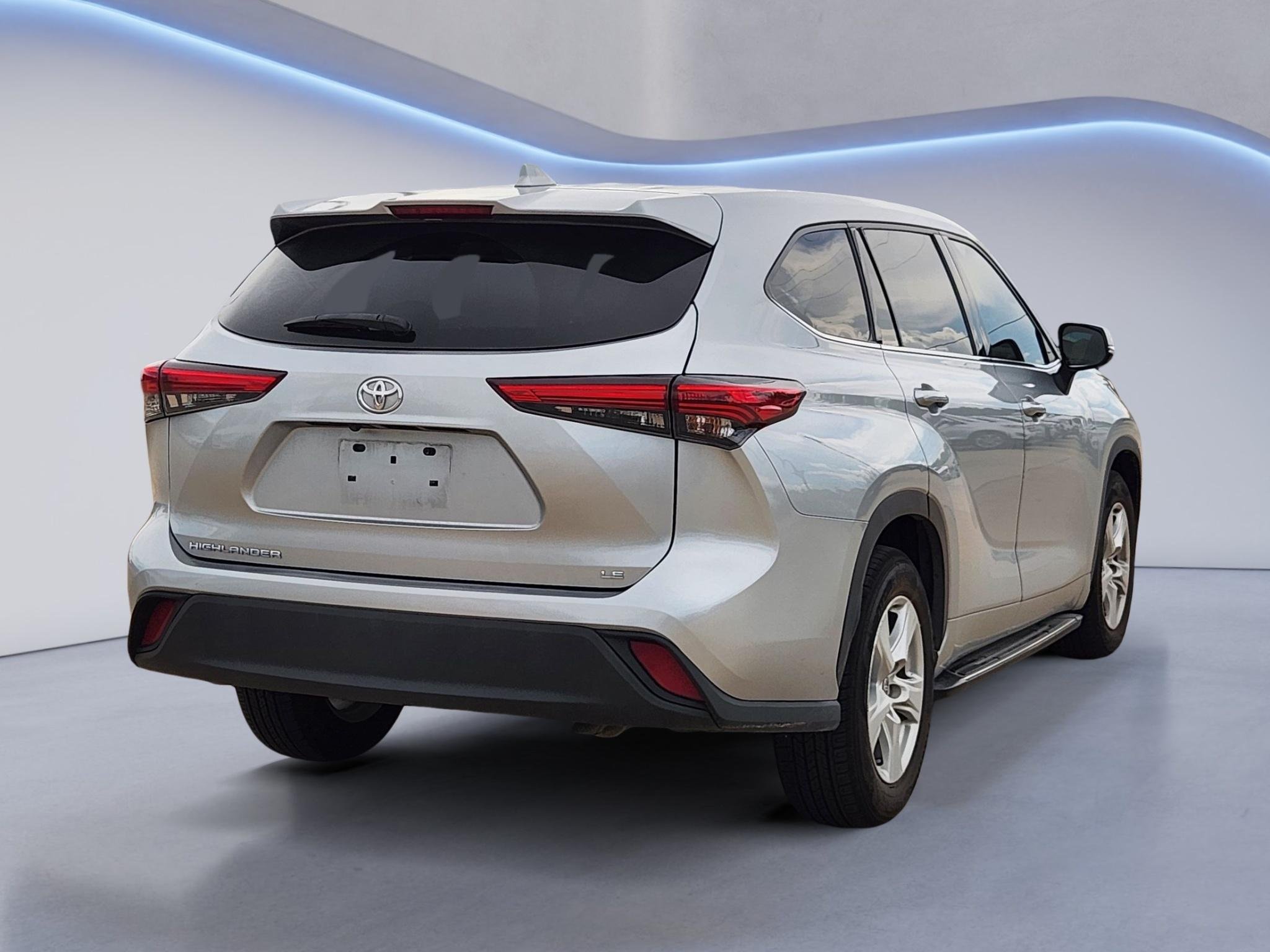 Used 2021 Celestial Silver Metallic Toyota LE image 8