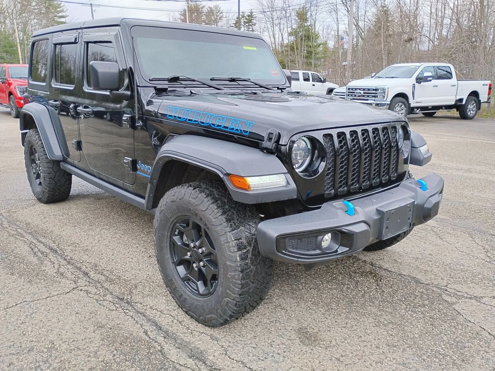 Black 2023 Jeep Wrangler 4xe Willys 4WD SUV / Crossover Four-Wheel Drive