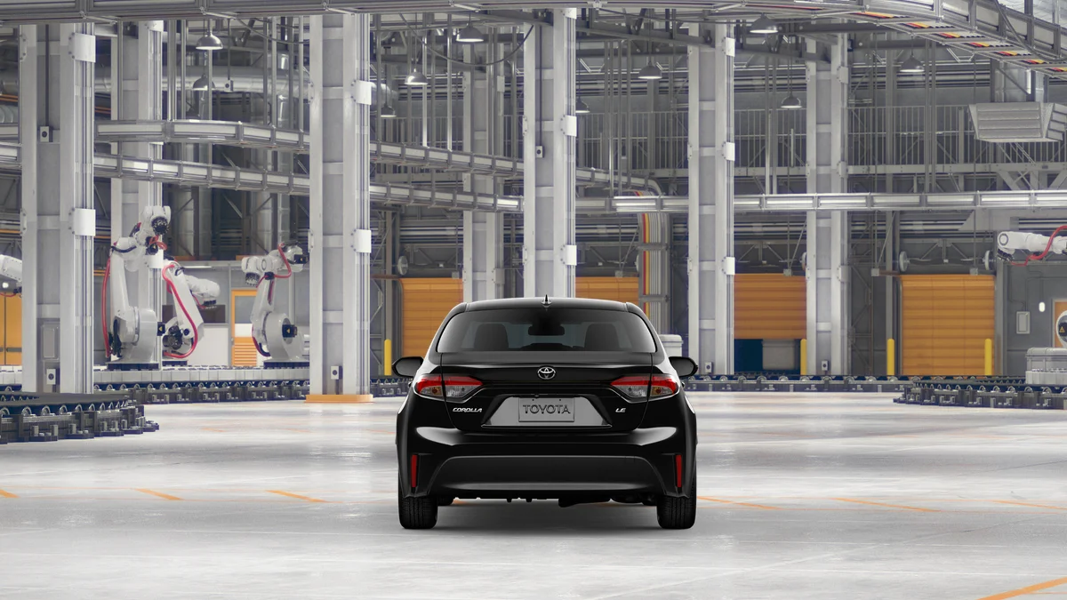 New 2026 Midnight Black Metallic Toyota LE image 8