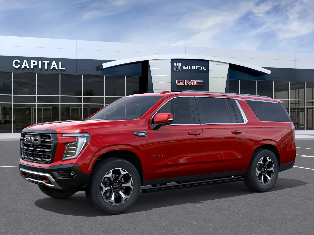 New 2026 Volcanic Red Tintcoat GMC AT4 Ultimate image 3