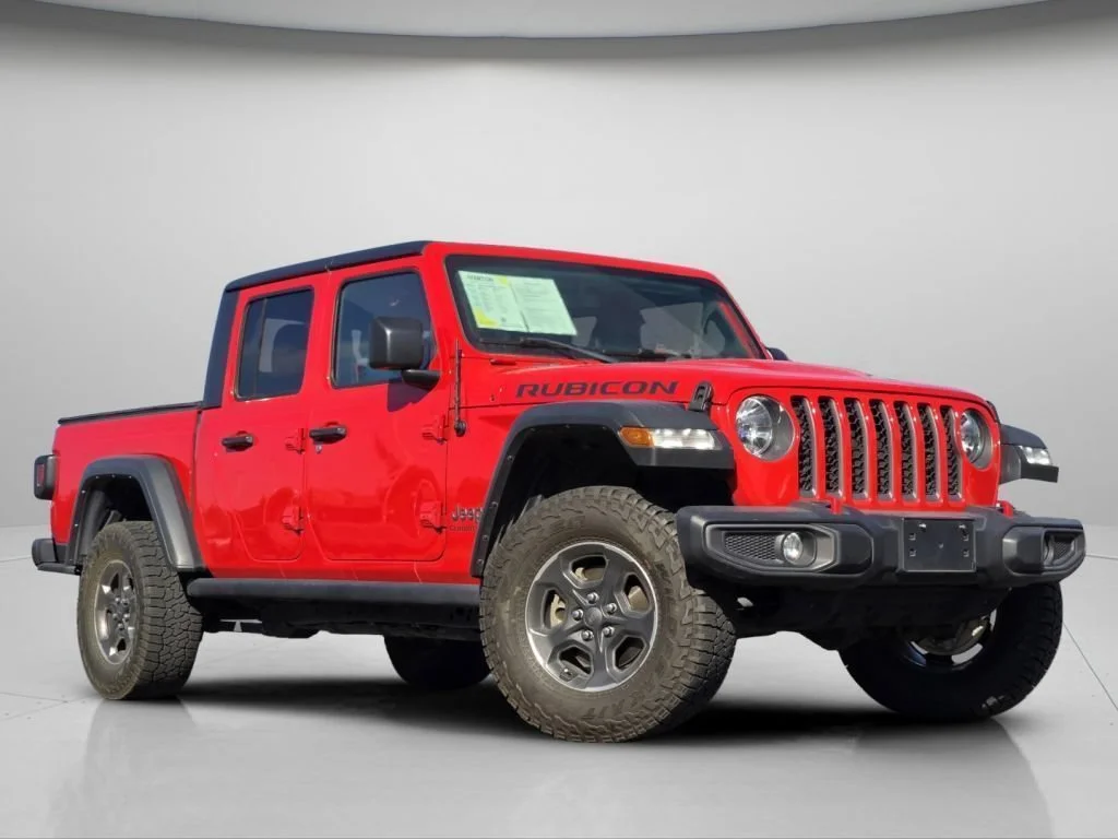 Used 2022 Firecracker Red Clearcoat Jeep Rubicon image 2