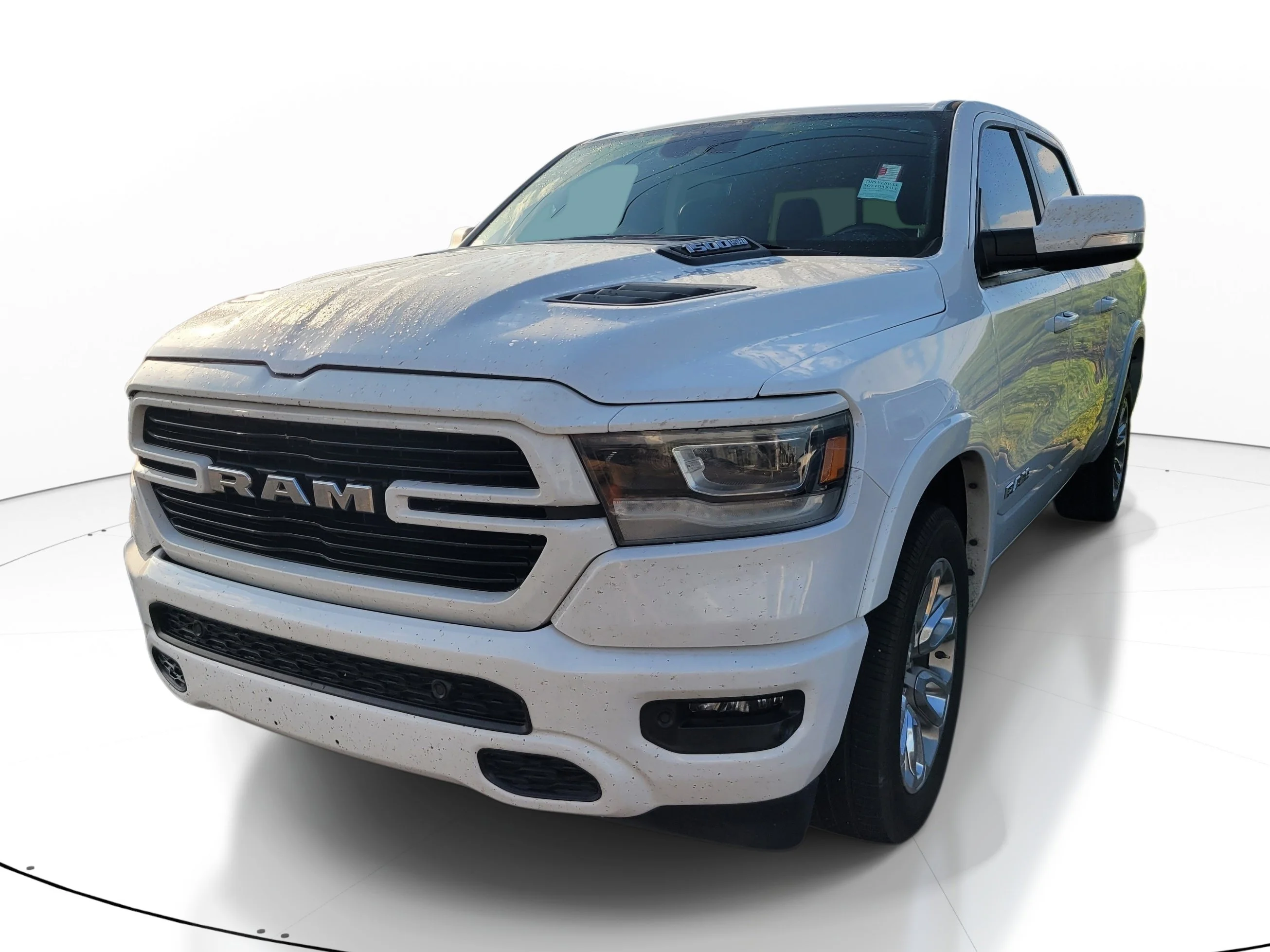 Used 2022 Bright White Clearcoat Ram Laramie image 3