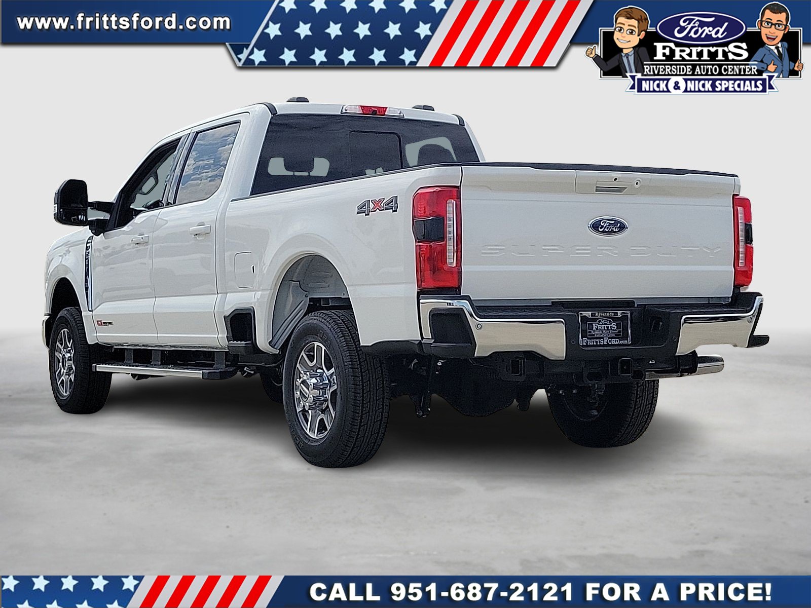 New 2026 Star White Metallic Tri-Coat Ford F-250® Lariat® image 2
