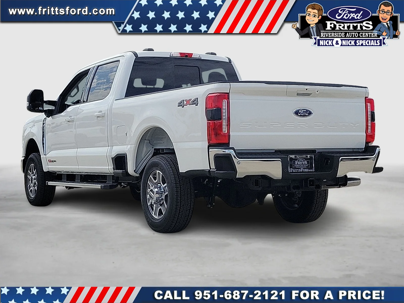 New 2026 Star White Metallic Tri-Coat Ford F-250® Lariat® image 2