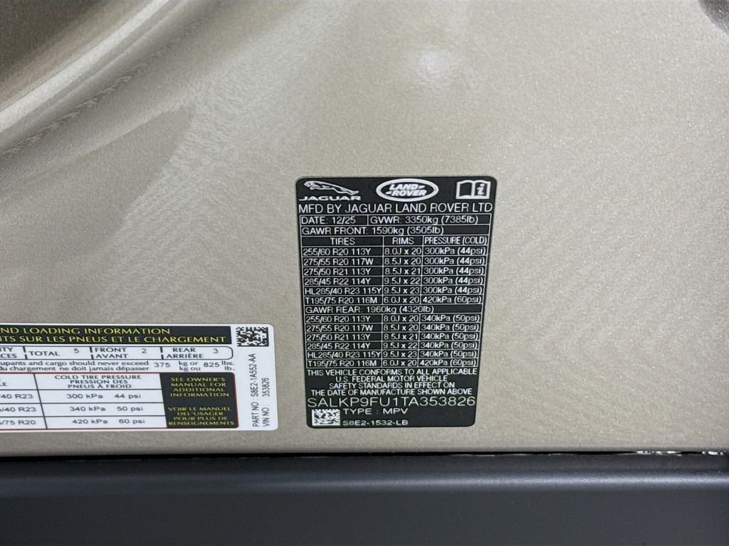 New 2026 Batumi Gold Land Rover SE image 31