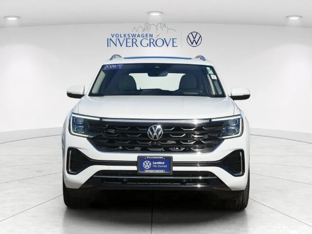 Certified 2026 Volkswagen Atlas SEL Premium R-Line with VIN 1V2FN2CA6TC525691 for sale in Inver Grove Heights, Minnesota