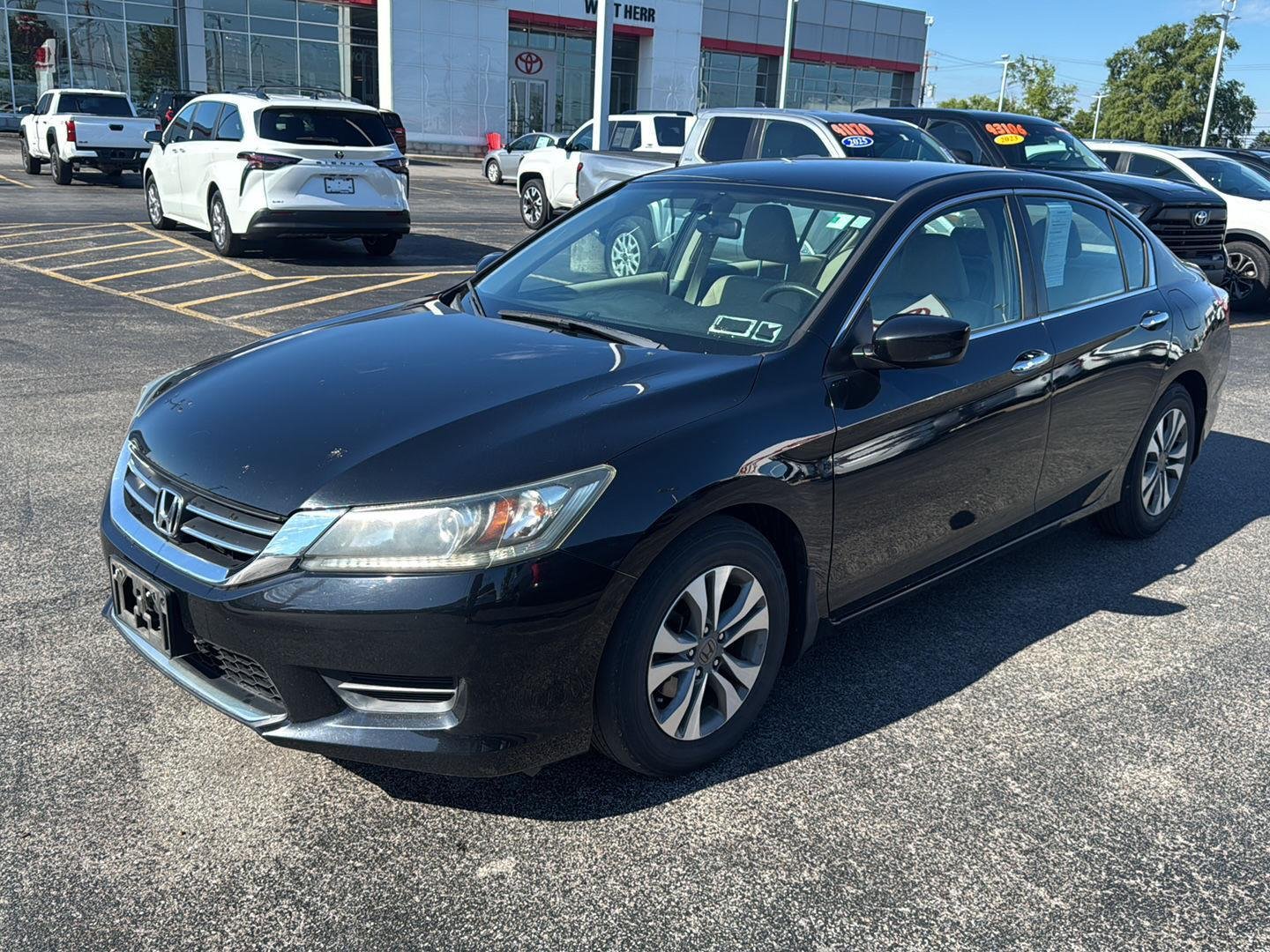 Used 2015 Crystal Black Pearl Honda LX image 3