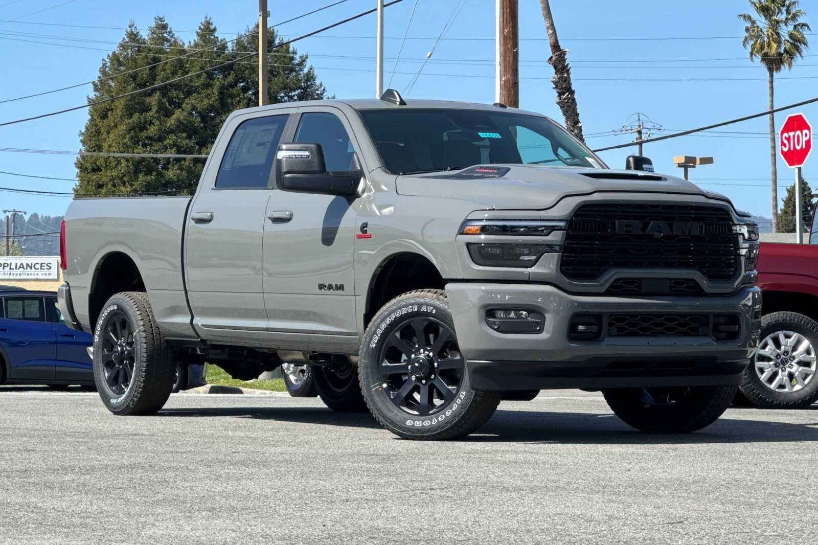 New 2026 Ceramic Gray Clear-Coat Exterior Paint RAM LARAMIE image 2