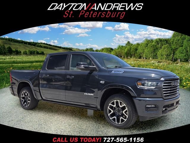 New 2026 Forged Blue Metallic Exterior Paint RAM Laramie image 1
