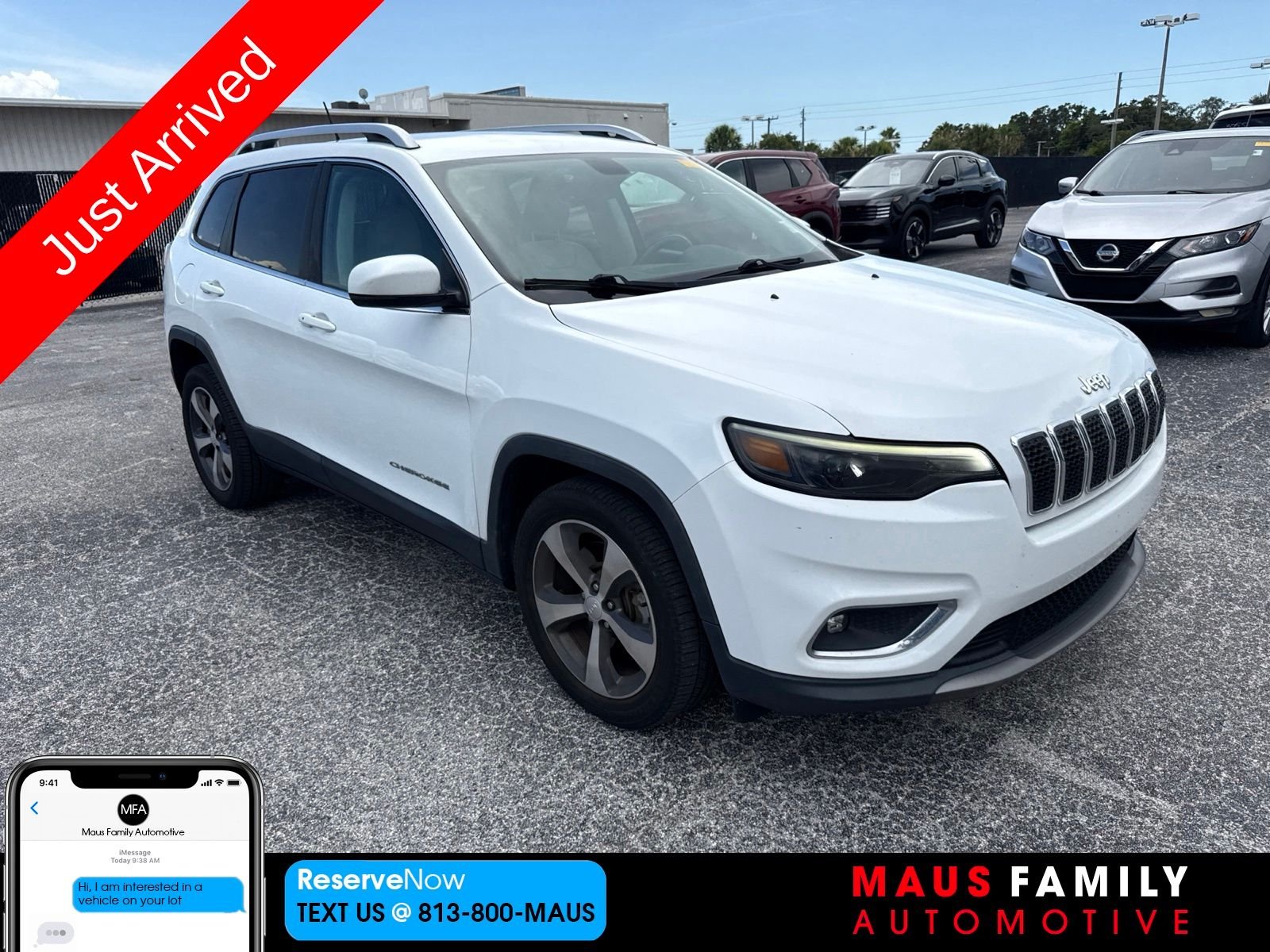 Used 2019 White Jeep Limited image 1