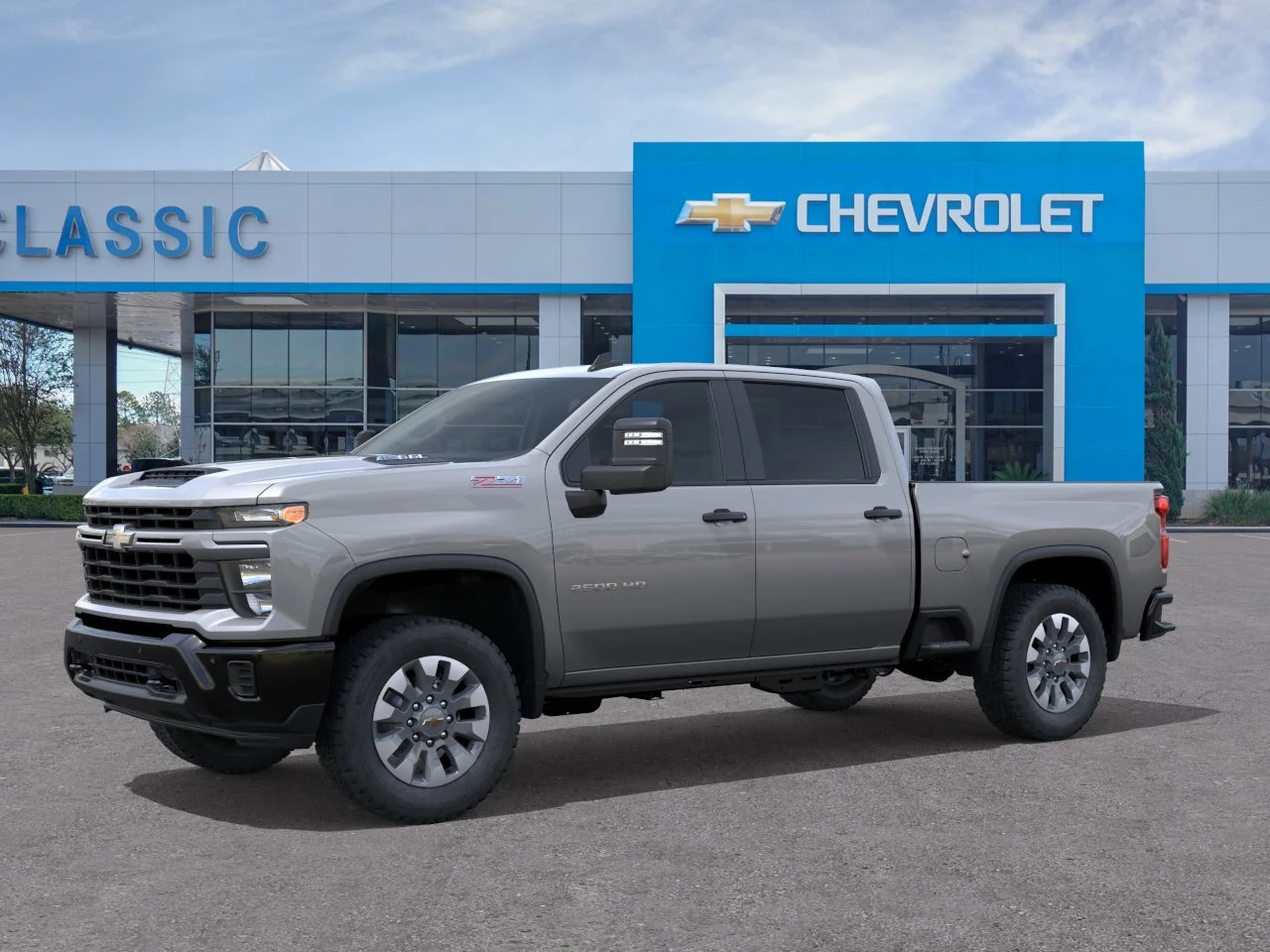 2026 Chevrolet Silverado 2500 HD Custom Gray at Classic Elite Chevrolet Hwy 6