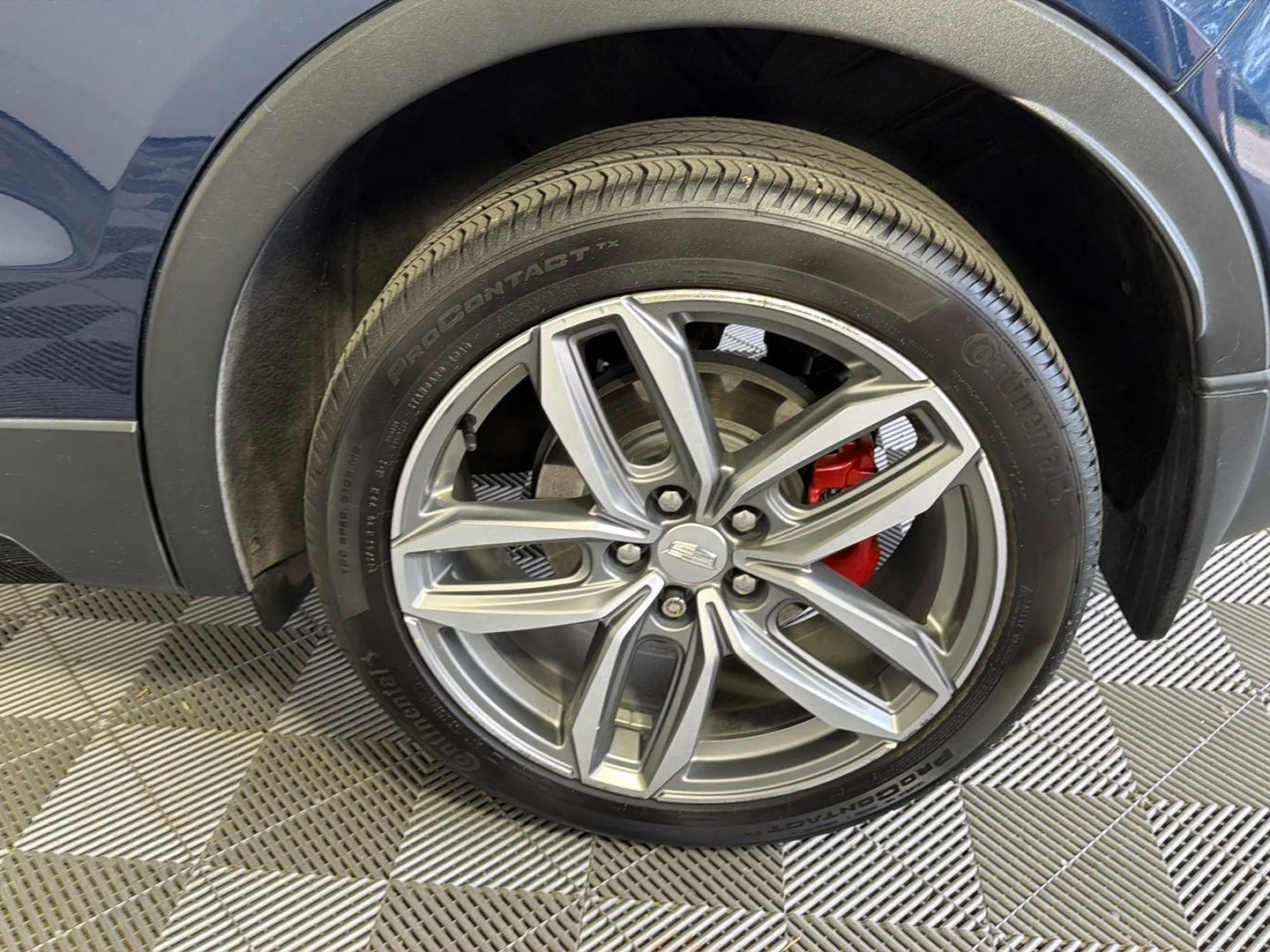 Used 2021 Twilight Blue Metallic Cadillac AWD Sport image 15