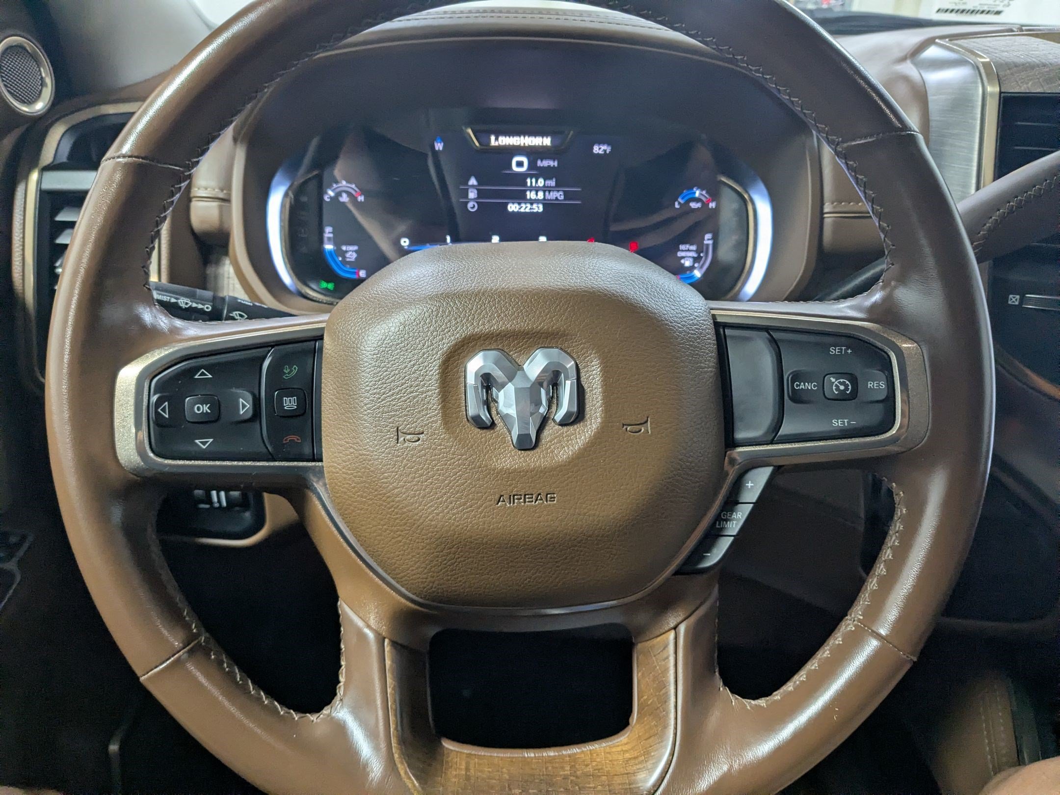 Used 2023 Pearl White Ram Longhorn image 11