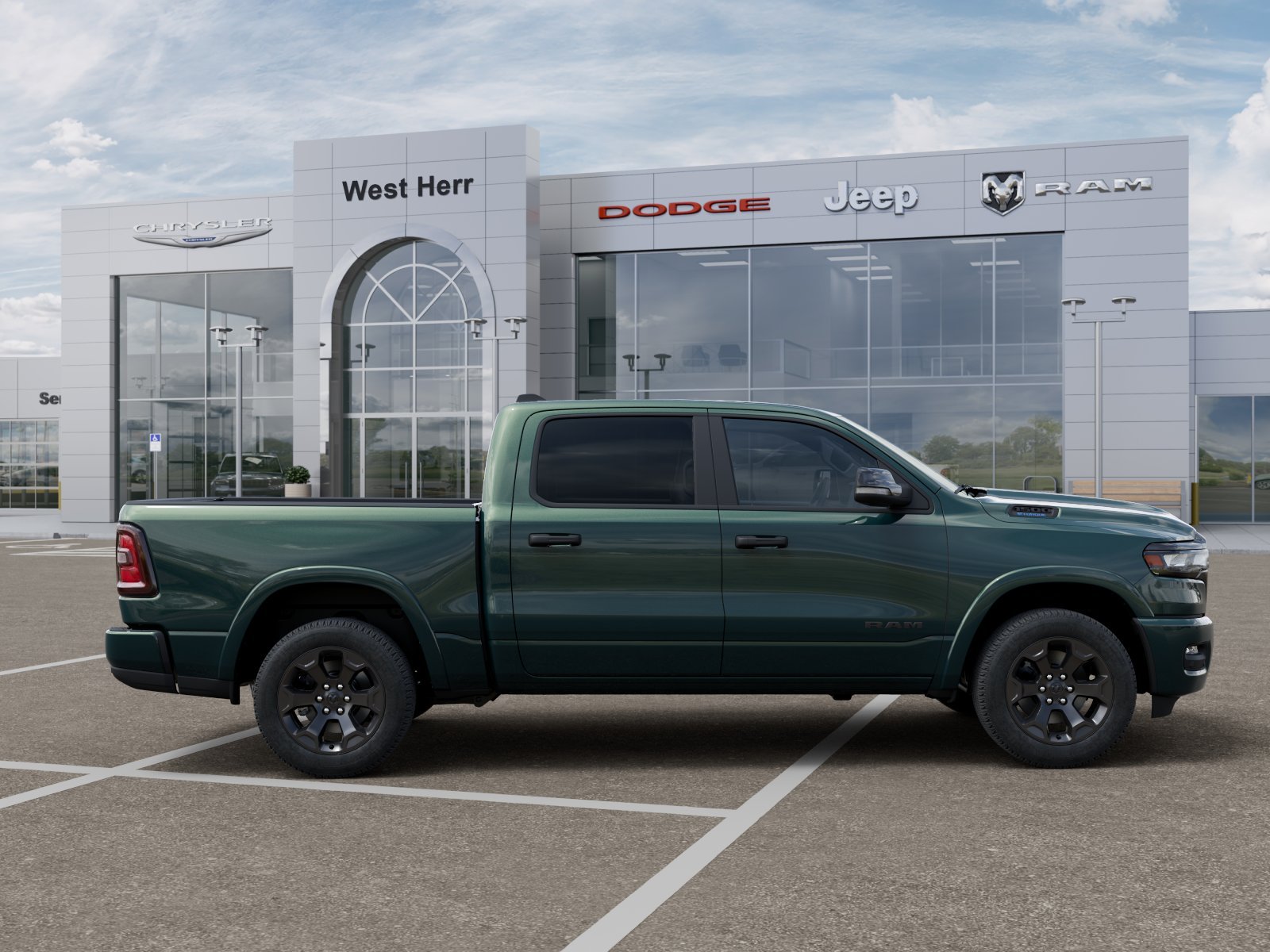 New 2026 Serrano-Green Metallic Exterior Paint RAM Big Horn image 71